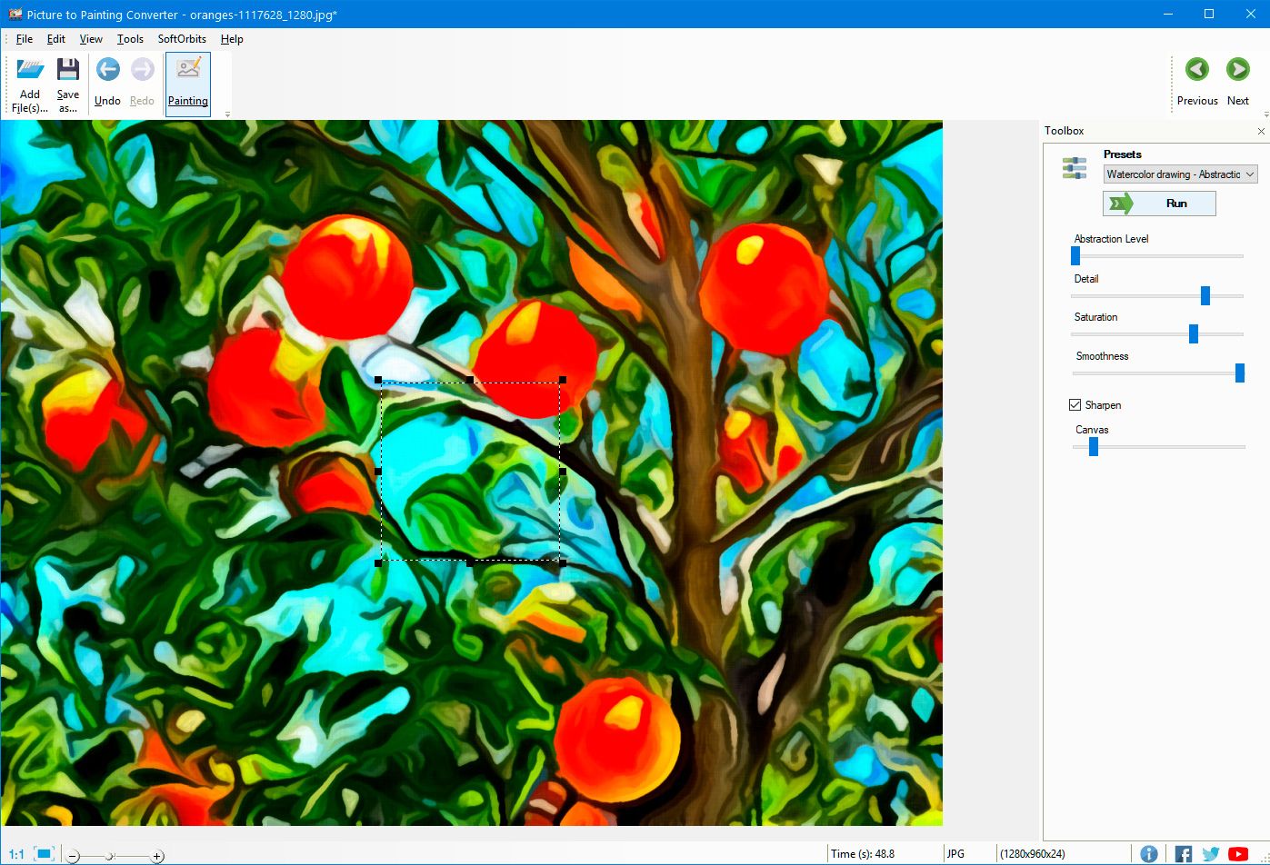 Picture to Painting Converter لقطة.