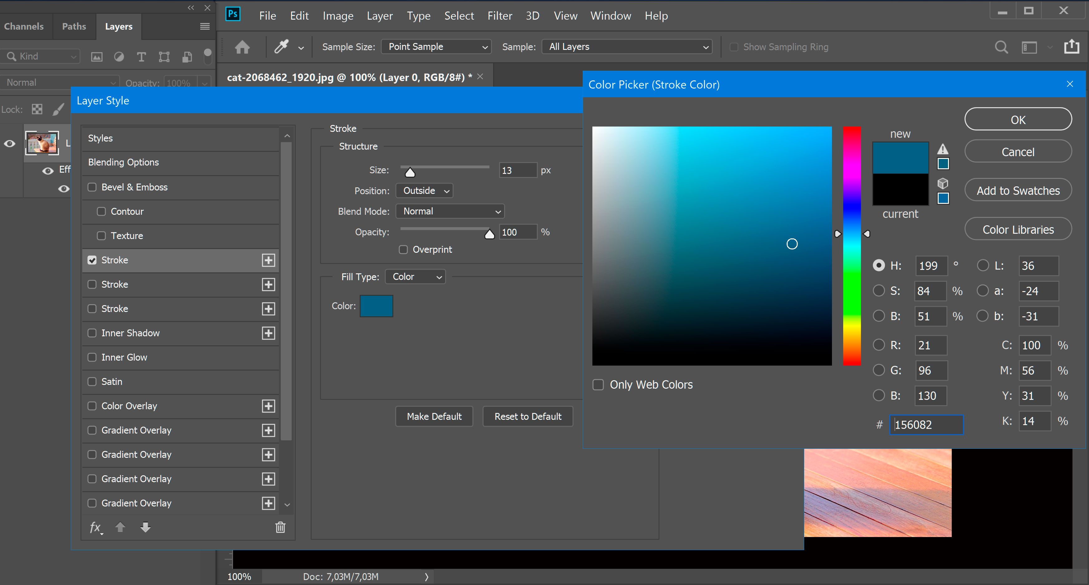 نظام ألوان للمخطط في Photoshop..