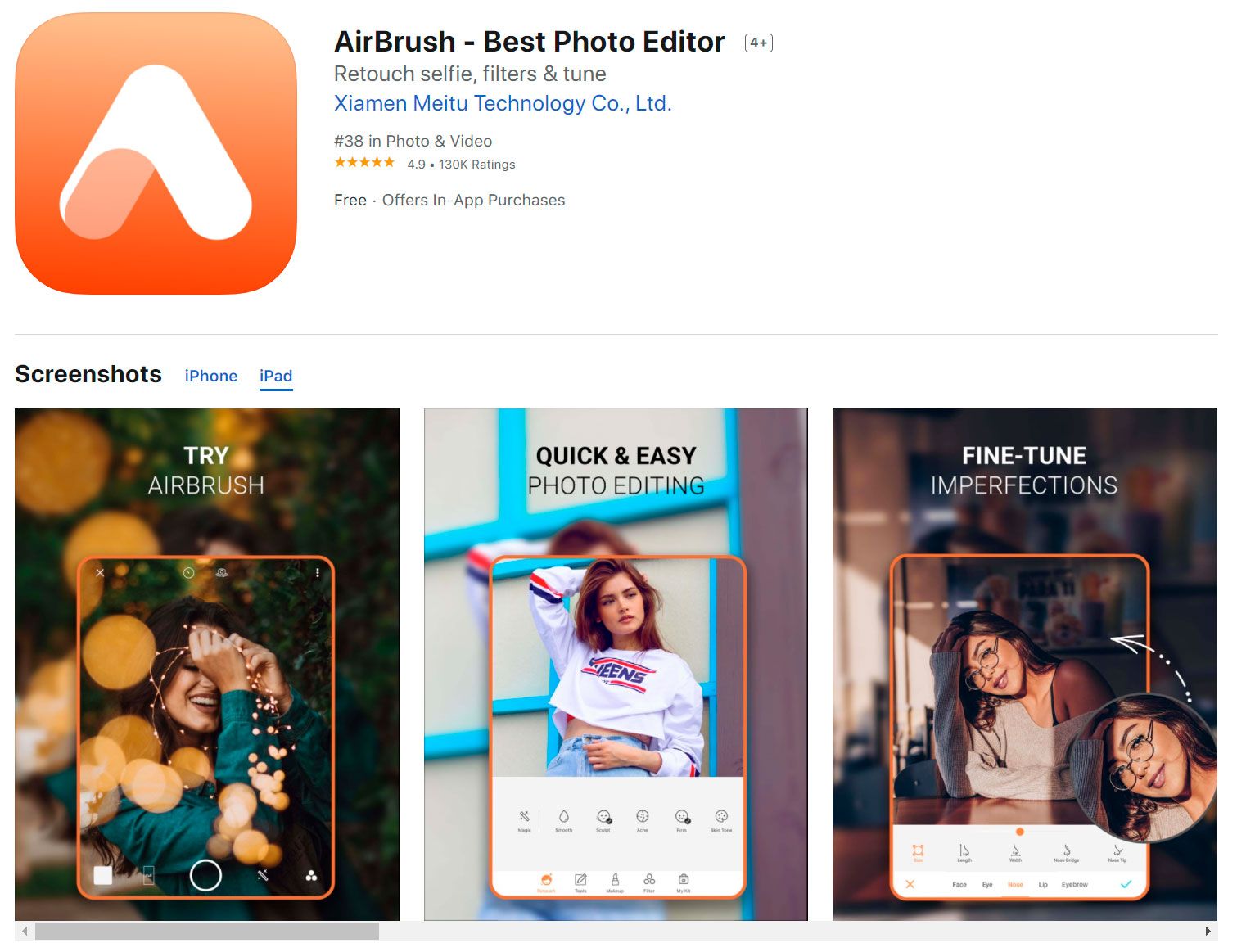 Airbrush على AppStore..
