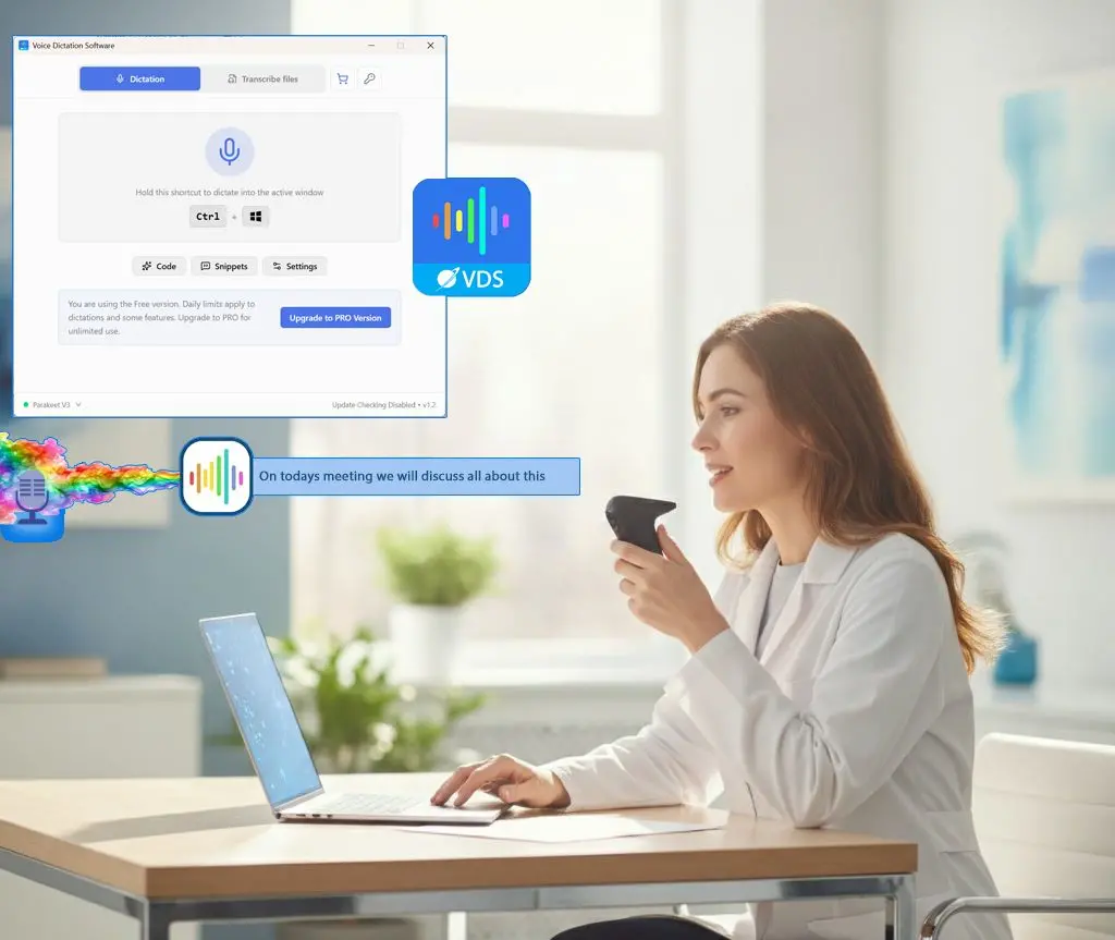 SayOnce - Voice Dictation Software لقطة.