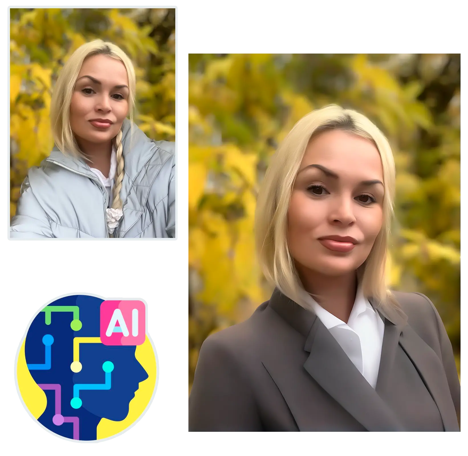 محرر صور البدلات بالذكاء الاصطناعي الدقيق.