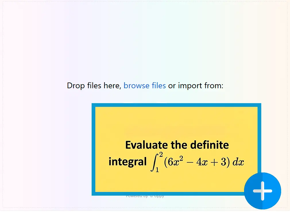 تحميل صورة للمشكلة.