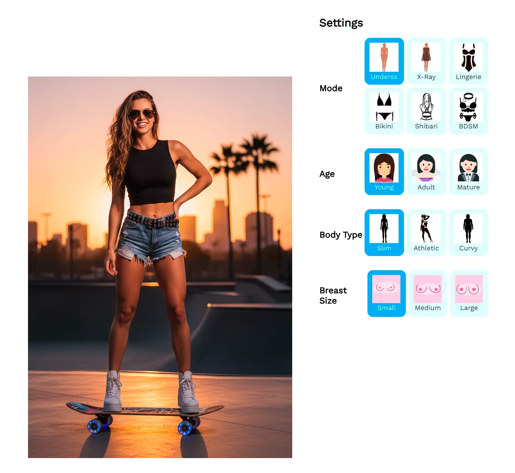 تكوين مظهر النتيجة.