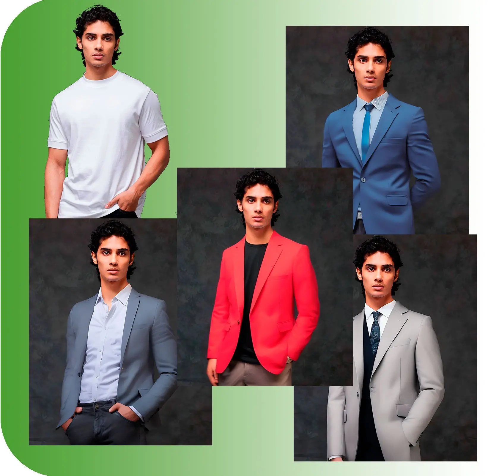 تغيير الملابس في الصور.