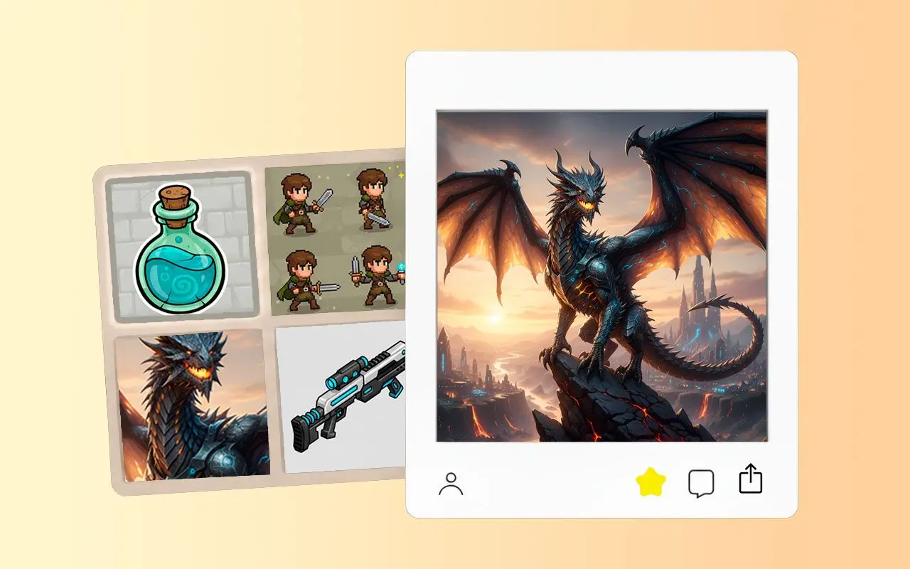 إنشاء أي شيء يمكنك تخيله: أصول وأشكال الألعاب.