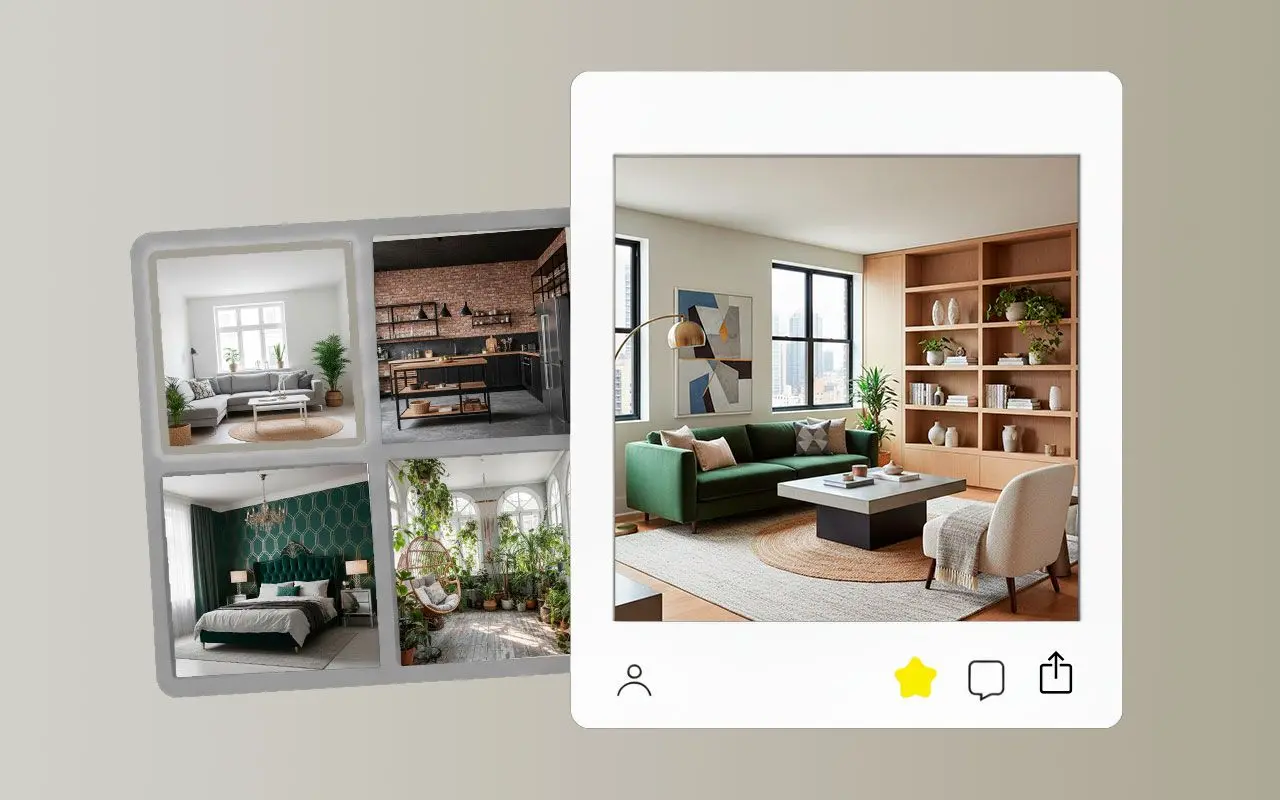 إنشاء أي شيء يمكنك تخيله: مفاهيم التصميم الداخلي.