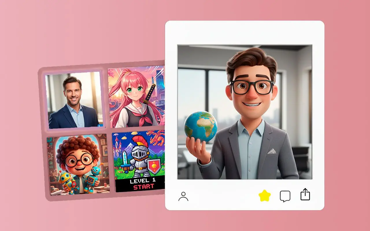 إنشاء أي شيء يمكنك تخيله: إنشاء صور رمزية مخصصة.