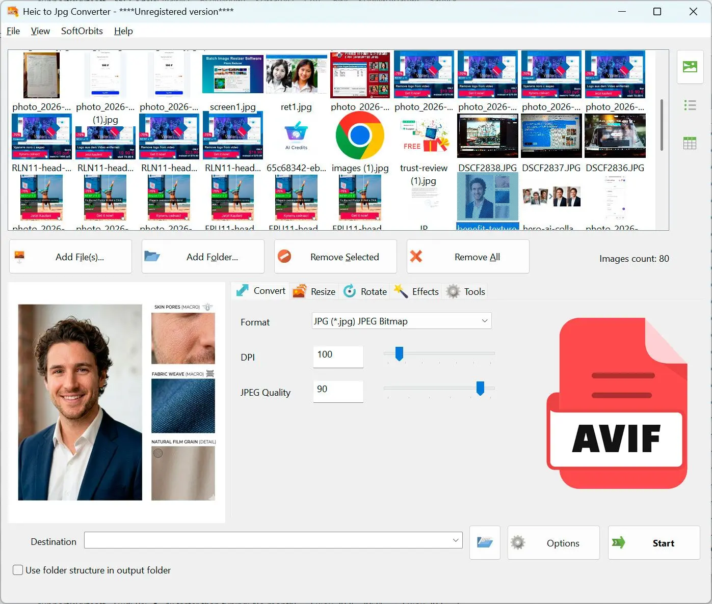 HEIC to JPG Converter لقطة.