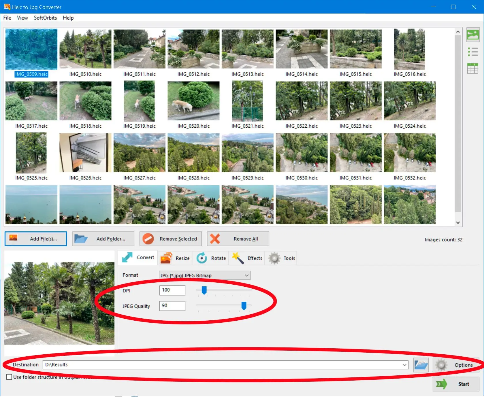 ضبط المُخرَج.