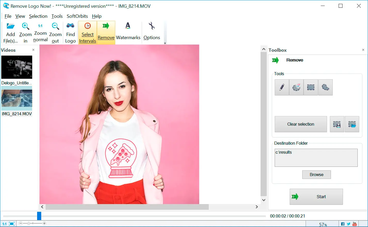 Remove Logo Now: لقطة.
