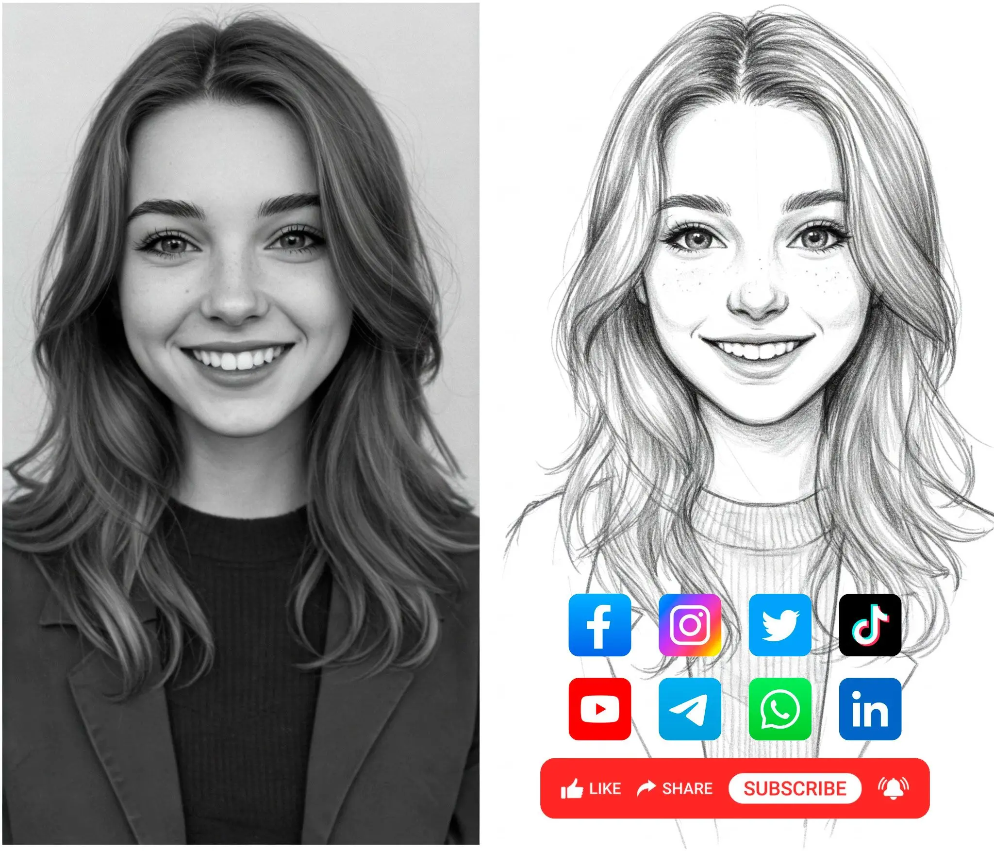 أين يمكنك استخدام الرسومات الخطية؟: إنشاء محتوى لوسائل التواصل الاجتماعي.