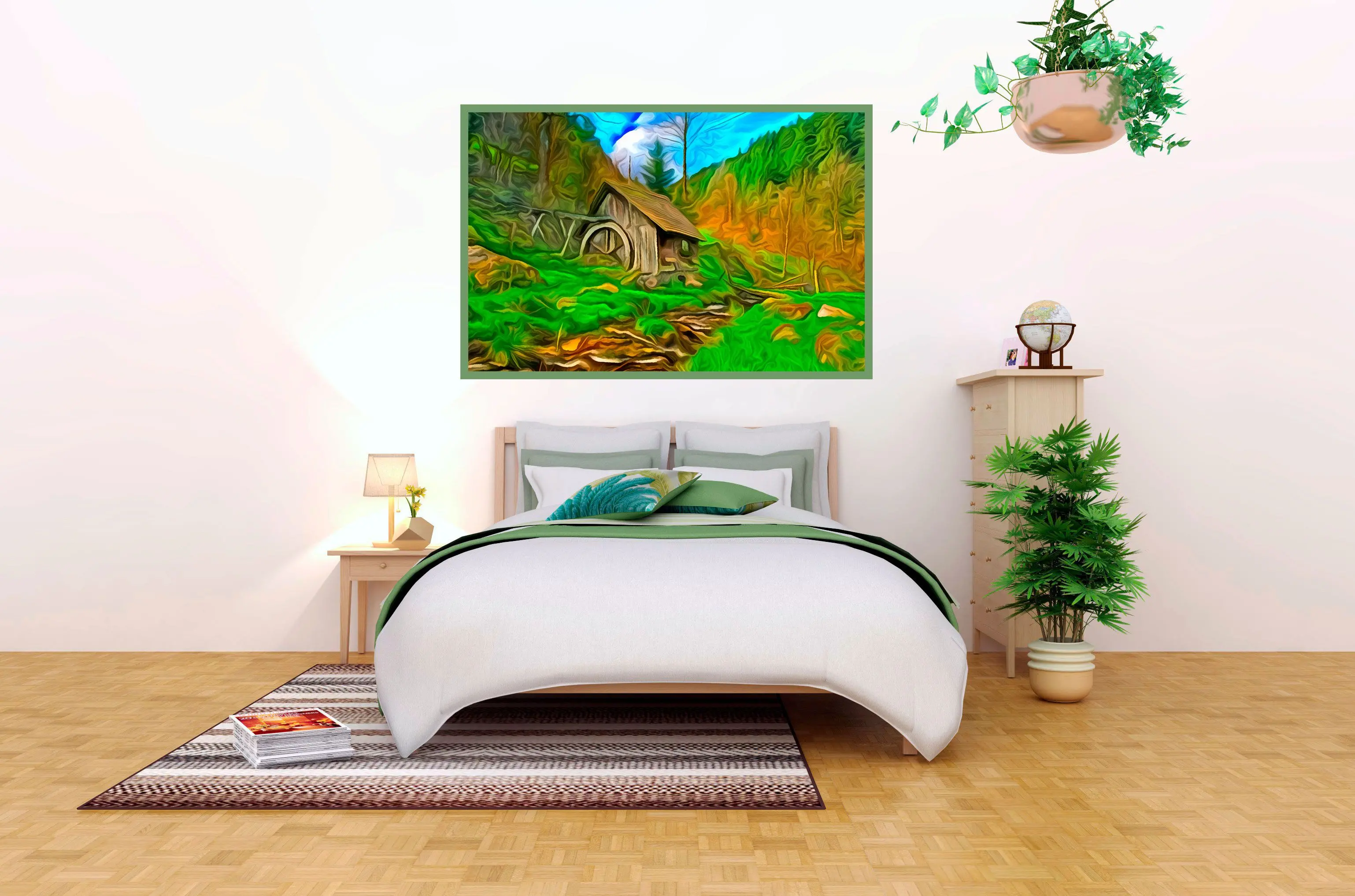 Create painting from photo for your home.