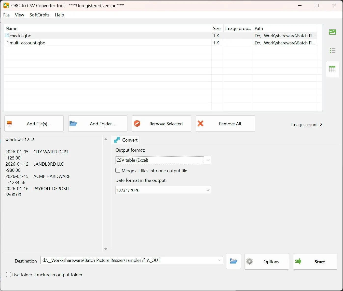 QBO to PDF Converter لقطة.