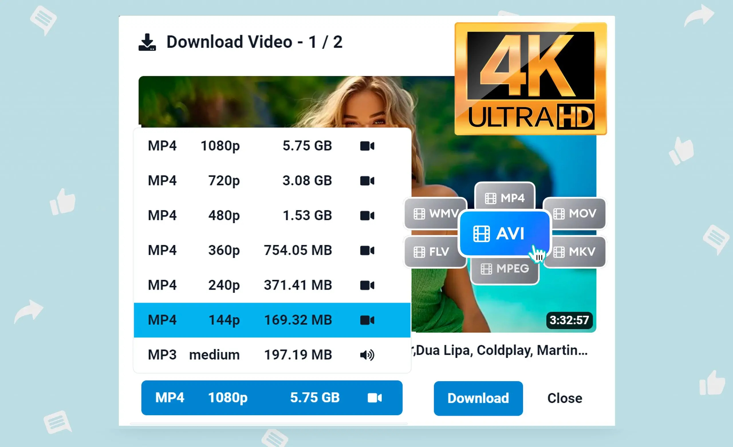 حوّل فيديوهات Vimeo بسرعة إلى صوت MP3.